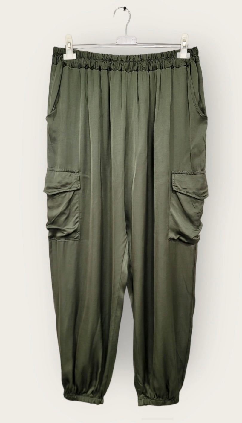 Reisitaskuhousut khaki