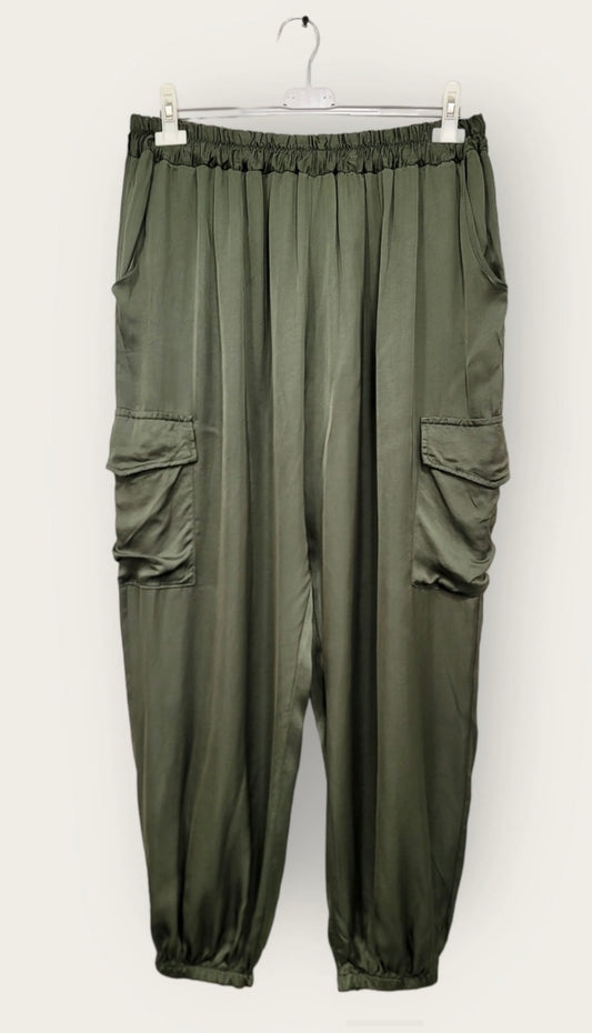 Reisitaskuhousut khaki