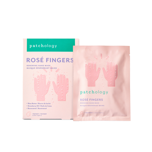 Patchology Rosé Fingers Renewing Hand Mask -uudistavat naamiokäsineet