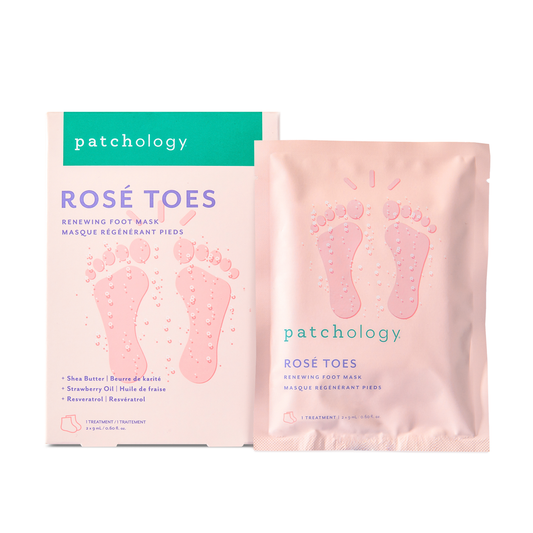 Patchology Rosé Toes Renewing Foot Mask -uudistavat naamiosukat